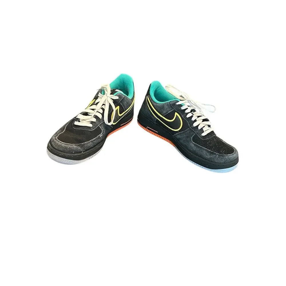 Nike‎ Air Force 1 Peace And Unity Multicolored Sneakers Men's Size 8.5